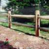 Two Post & Rail wood 
